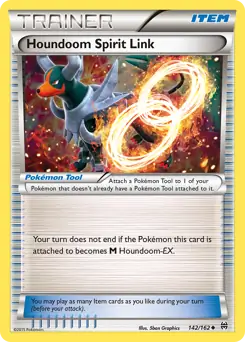 Houndoom Spirit Link Pokemon card from BREAKthrough