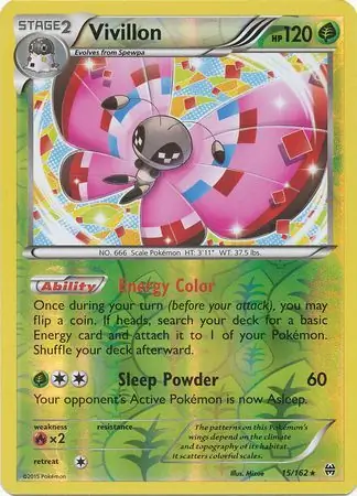 Vivillon Reverse Holo