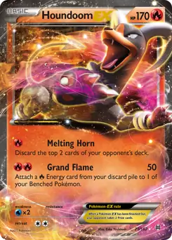 Houndoom EX Pokemon card from BREAKthrough
