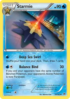 Starmie Pokemon card from BREAKthrough