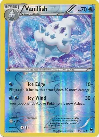 Vanillish Reverse Holo