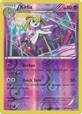 Kirlia Reverse Holo