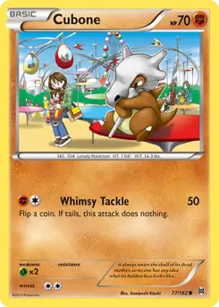 Cubone Pokemon card from BREAKthrough
