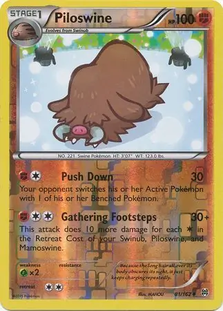 Piloswine Reverse Holo