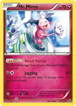 Mr. Mime Pokemon card from BREAKthrough