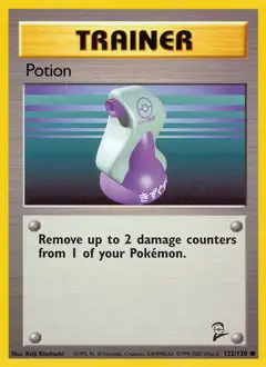 Potion Pokemon card from Base Set 2