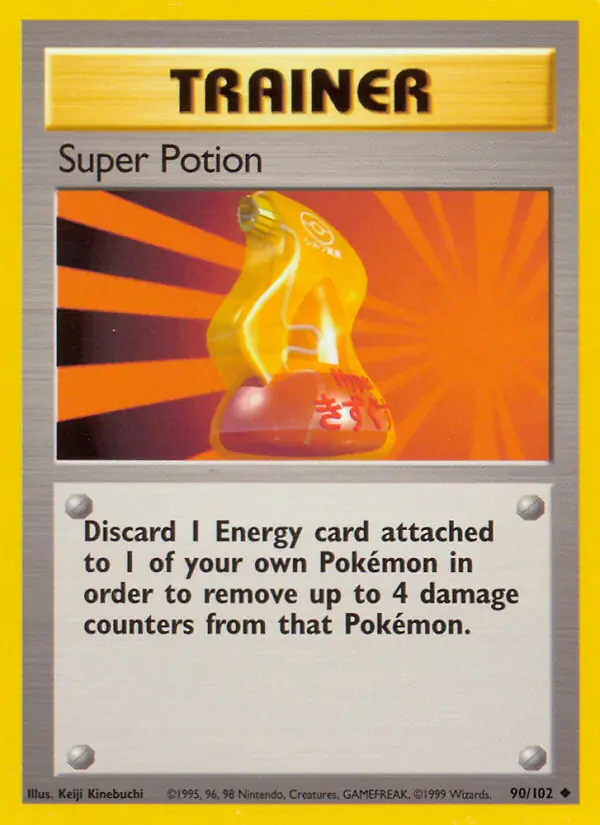 Super Potion Pokemon card from Base Set Unlimited