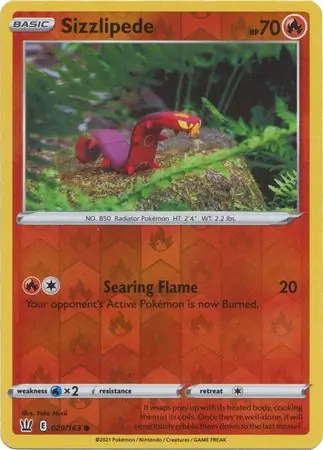 Sizzlipede Reverse Holo