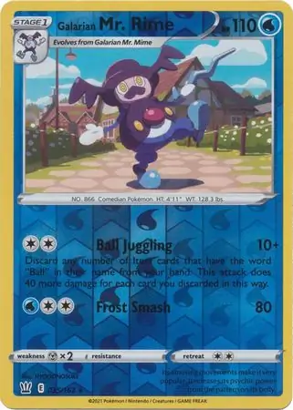 Galarian Mr. Rime Reverse Holo