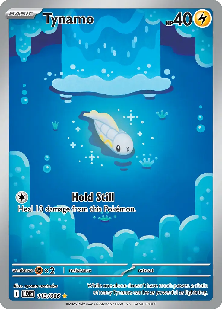 Tynamo Pokemon card from Black Bolt