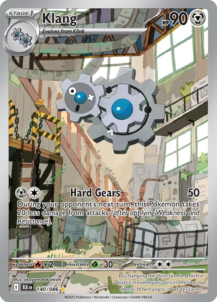 Klang Pokemon card from Black Bolt