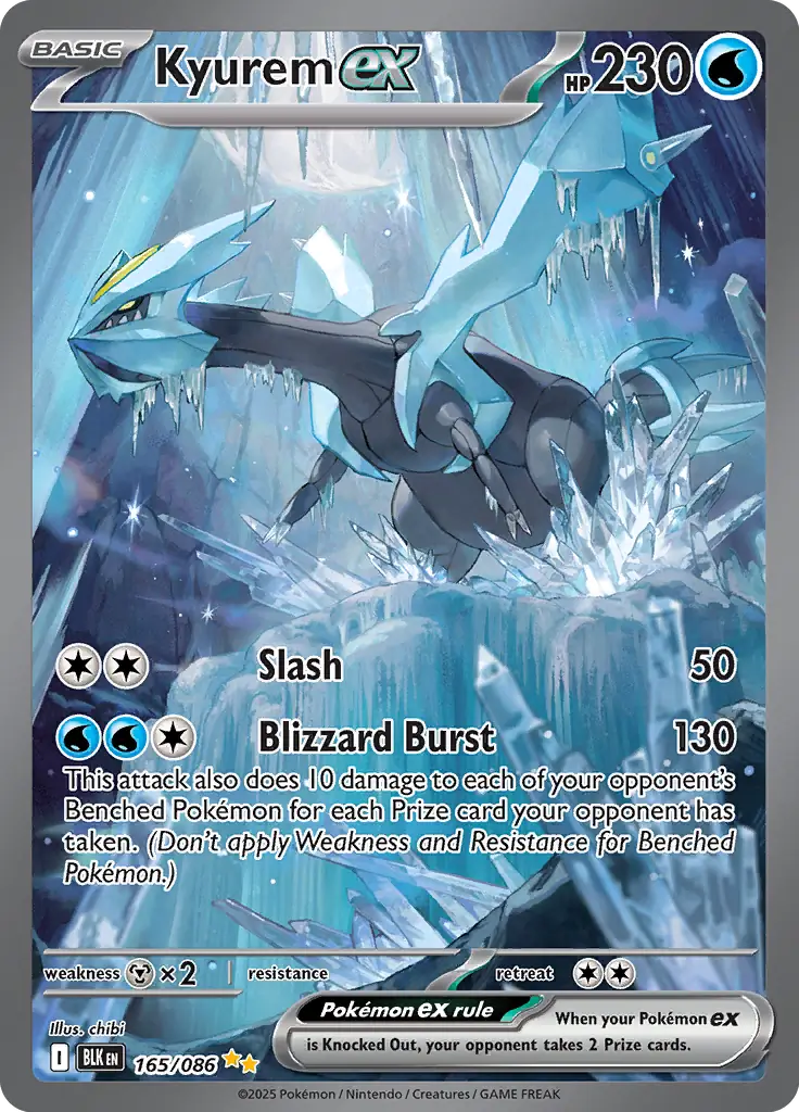 Kyurem Pokemon card from Black Bolt