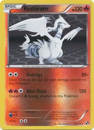 Reshiram Reverse Holo