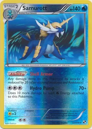 Samurott Reverse Holo
