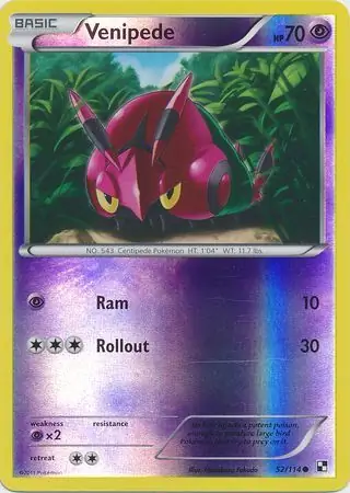 Venipede Reverse Holo