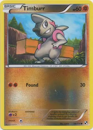 Timburr Reverse Holo