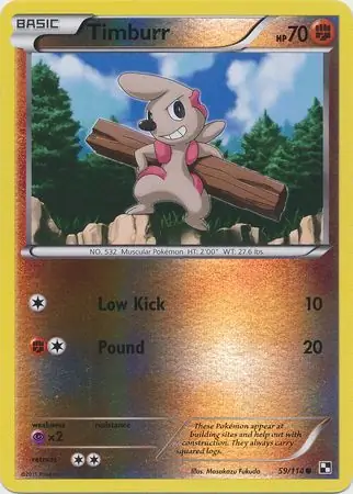 Timburr Reverse Holo