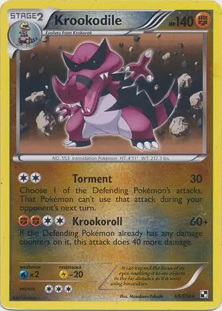Krookodile Reverse Holo