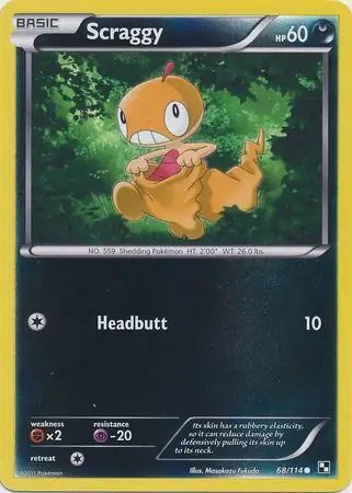 Scraggy Reverse Holo