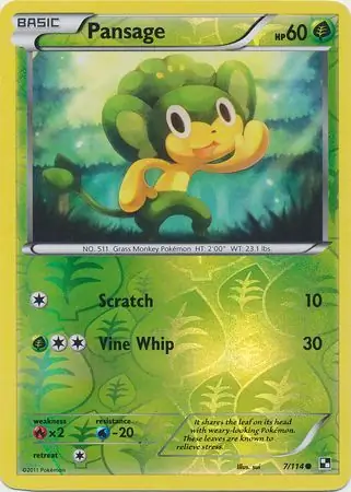 Pansage Reverse Holo
