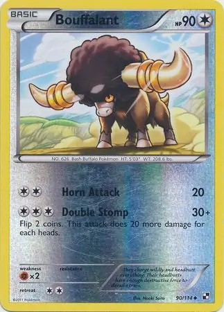 Bouffalant Reverse Holo