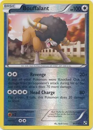 Bouffalant Reverse Holo