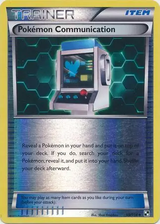 Pokemon Communication Reverse Holo