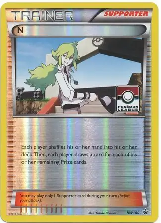 N Pokemon card from Black and White Promos