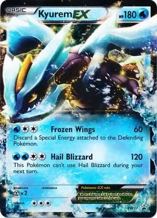 Kyurem EX Pokemon card from Black and White Promos