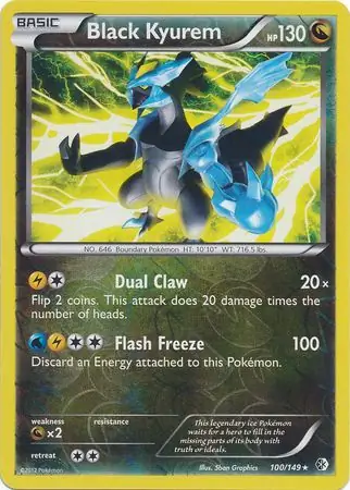 Black Kyurem Reverse Holo