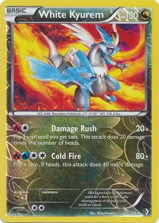 White Kyurem Reverse Holo