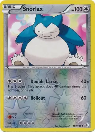 Snorlax Reverse Holo