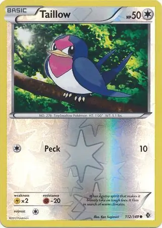 Taillow Reverse Holo