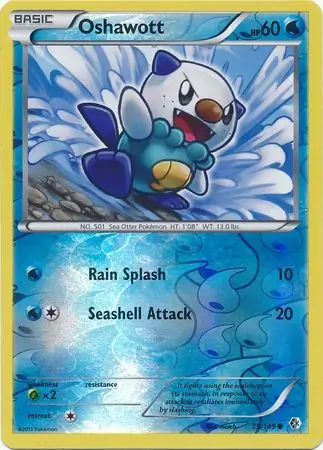 Oshawott Reverse Holo