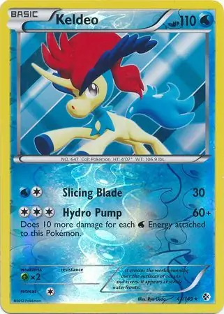 Keldeo Reverse Holo