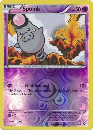 Spoink Reverse Holo