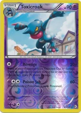 Toxicroak Reverse Holo