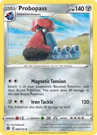Probopass Pokemon card from Brilliant Stars