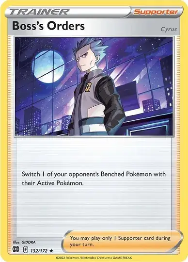 Boss's Orders Pokemon card from Brilliant Stars