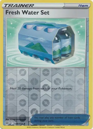 Fresh Water Set Reverse Holo Pokemon card from Brilliant Stars