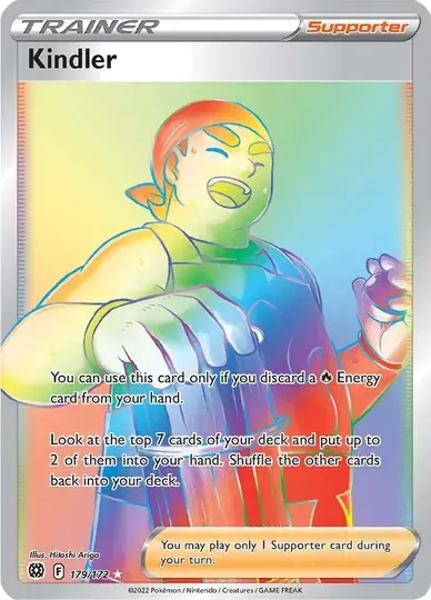 Kindler Pokemon card from Brilliant Stars