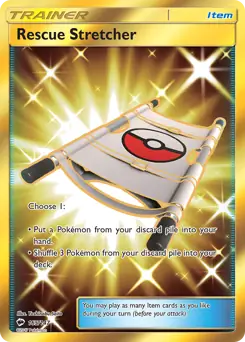 Rescue Stretcher Secret Pokemon card from Burning Shadows
