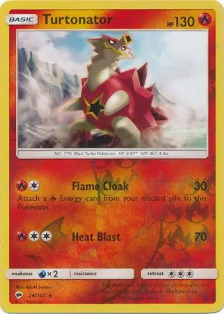 Turtonator Reverse Holo