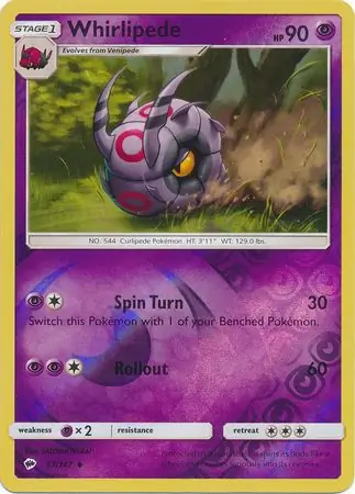 Whirlipede Reverse Holo
