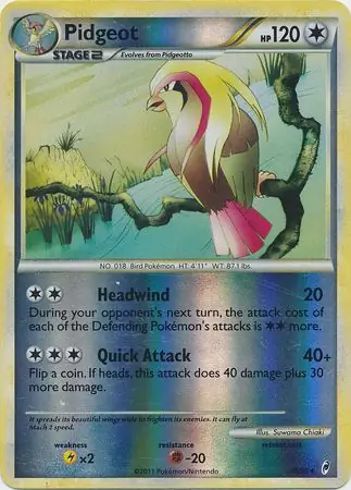Pidgeot Reverse Holo
