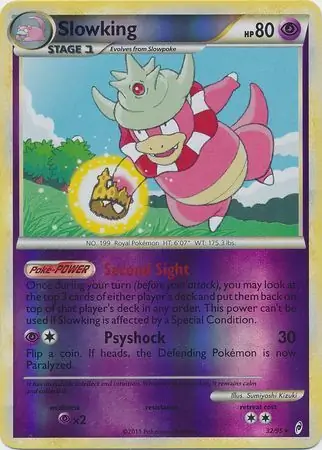 Slowking Reverse Holo Pokemon card from Call of Legends