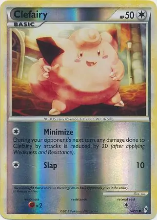 Clefairy Reverse Holo Pokemon card from Call of Legends