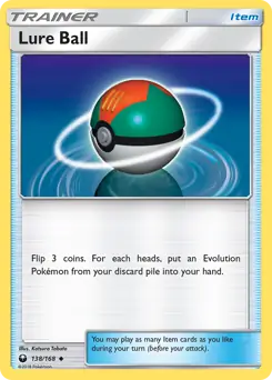 Lure Ball Pokemon card from Celestial Storm