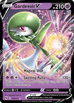 Gardevoir V Pokemon card from Champion's Path