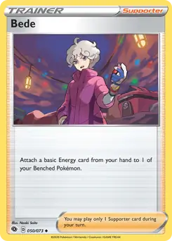 Bede Pokemon card from Champion's Path